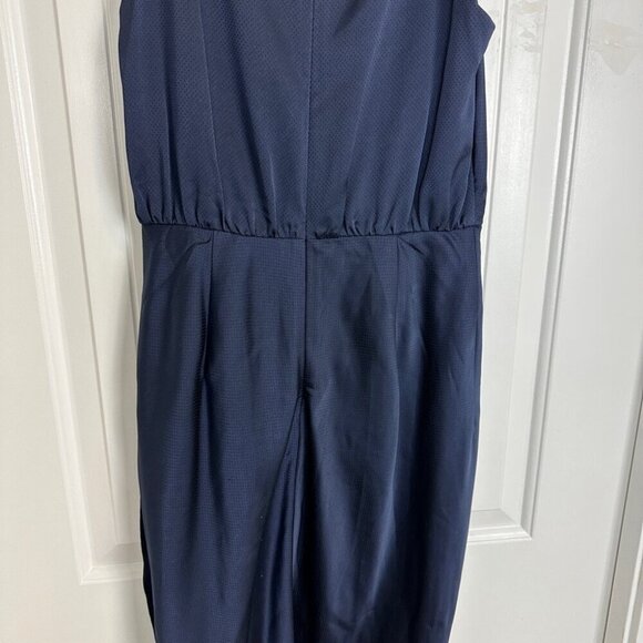 Ted Baker London Navy Blue Long Midi Dress Women’s Size 1 - Picture 6 of 15